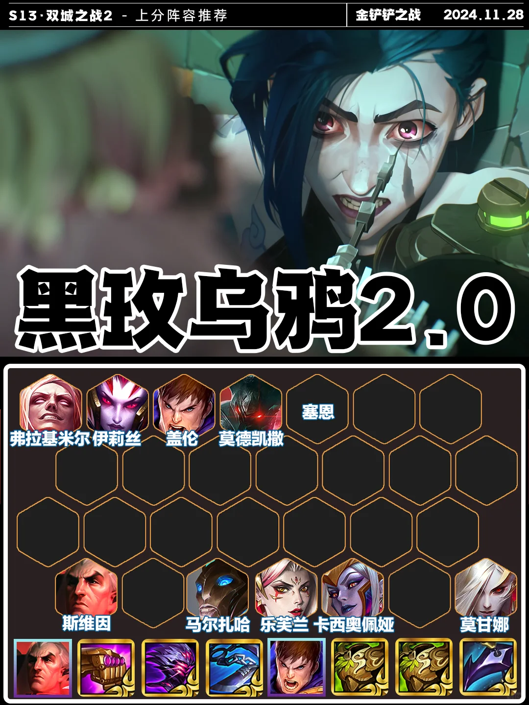 黑玫乌鸦2.0！新理解学会速上大师！