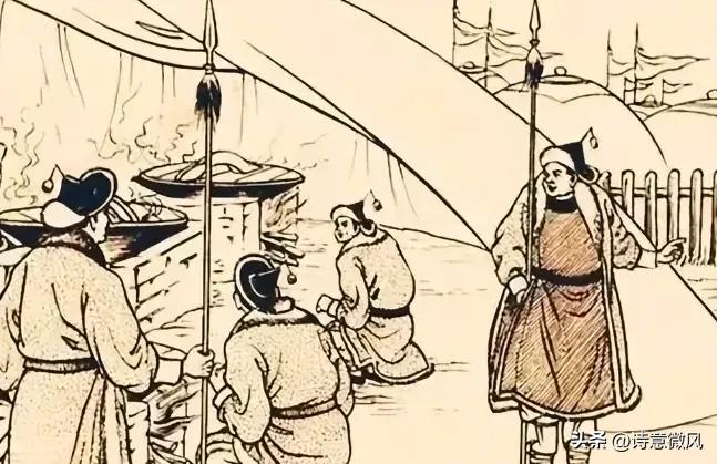 将军分肉忘了车夫，次日车夫驾车把他拉到敌营，从此诞生一个成语。
 
这段往事发生