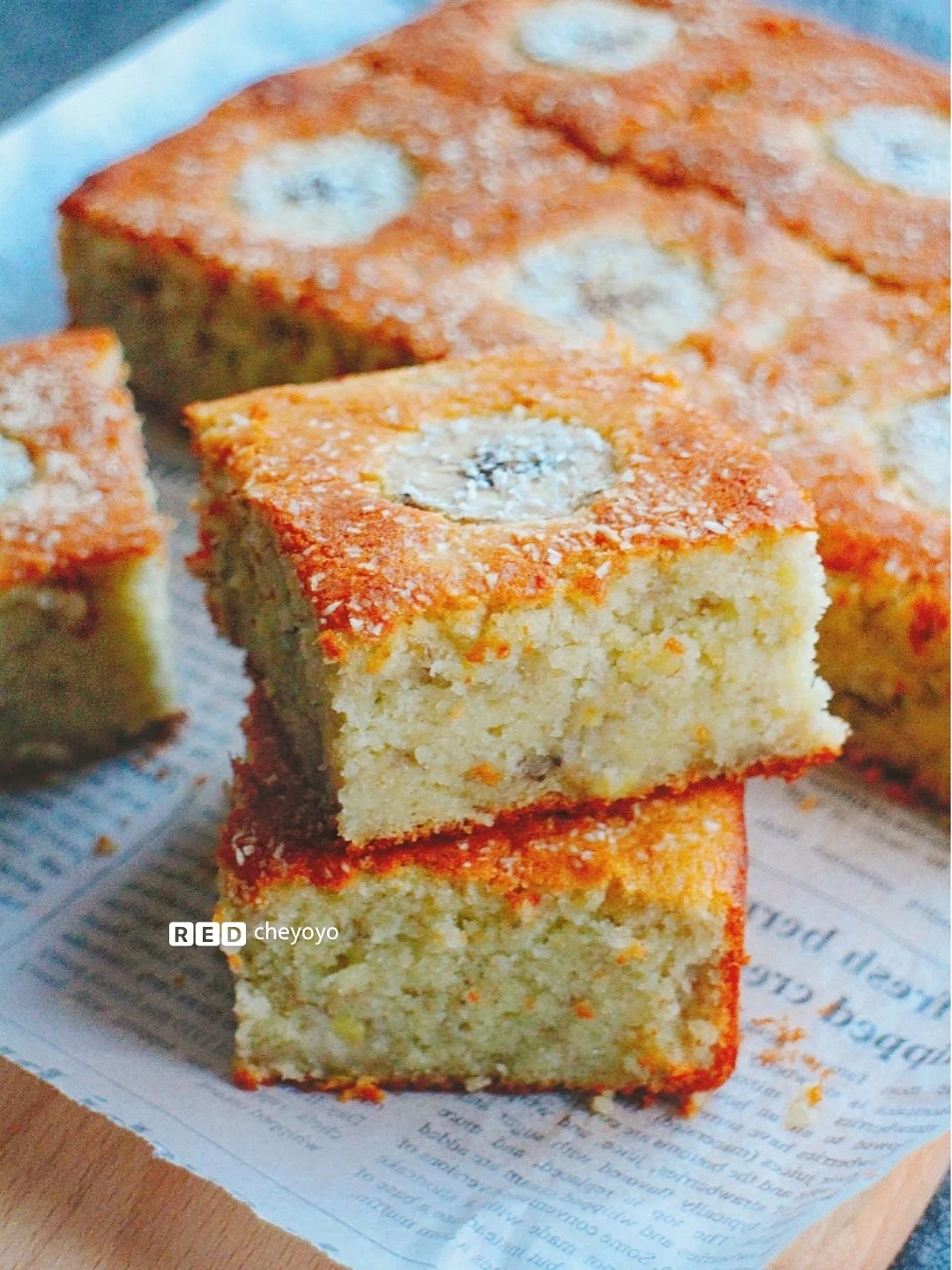 🌟新手/手残党/零失败配方！香蕉椰蓉蛋糕