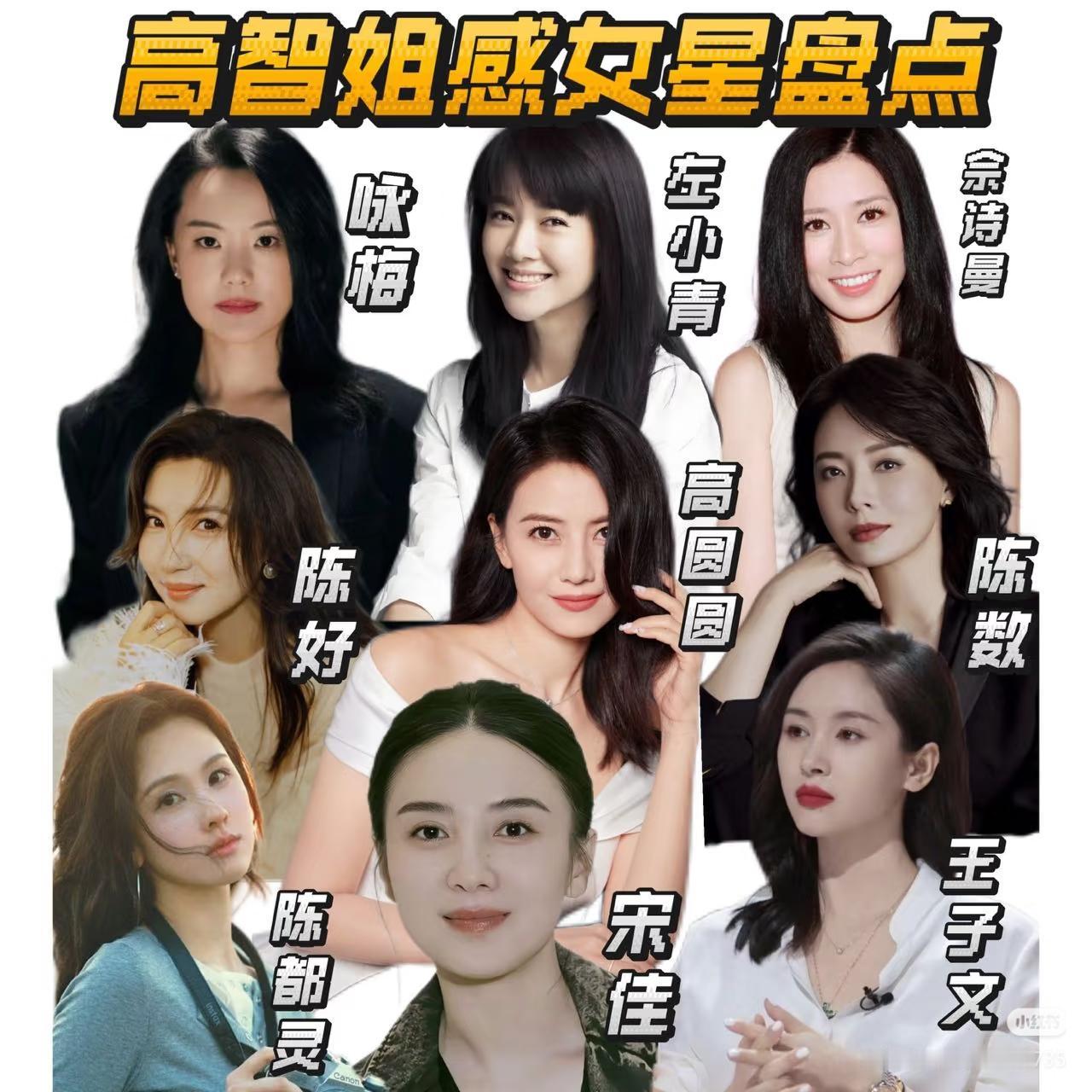 提到高智姐感，你想到的第一个女明星是❓