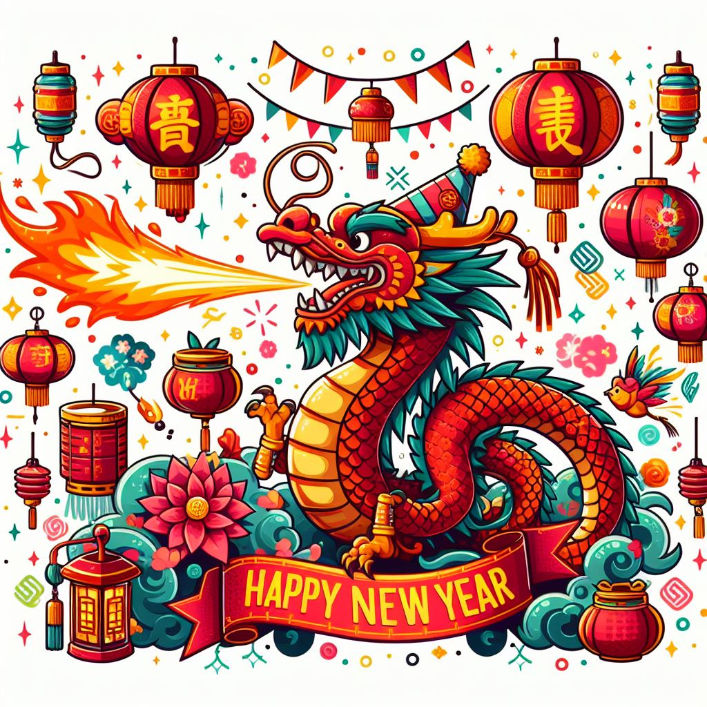 祝大家新春愉快呀！（素材由 Copilot 生成）[送福][送福][送福][送福