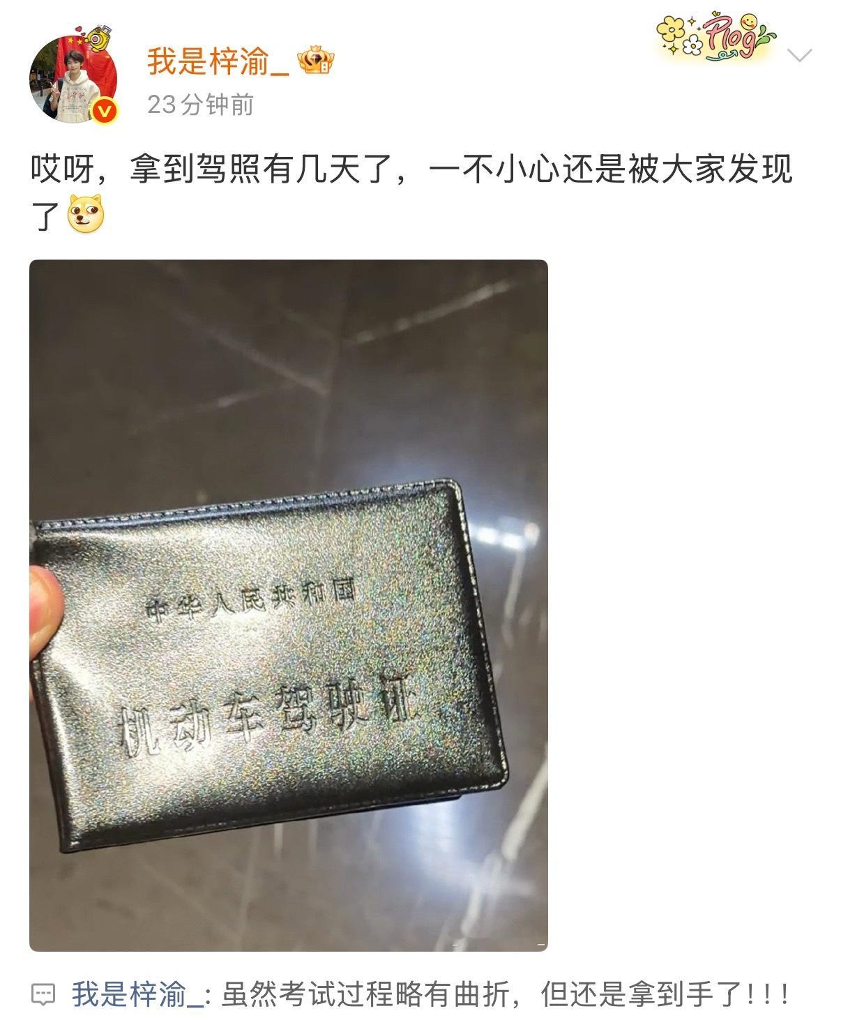 超绝不经意展示，并看起来挂过科我就不一样了，我是真的一把过（虽然驾照都换两本了还