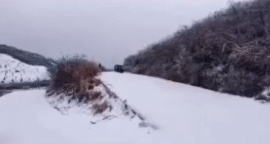 我看了半天，也不知道他们是用什么东西滑下去的