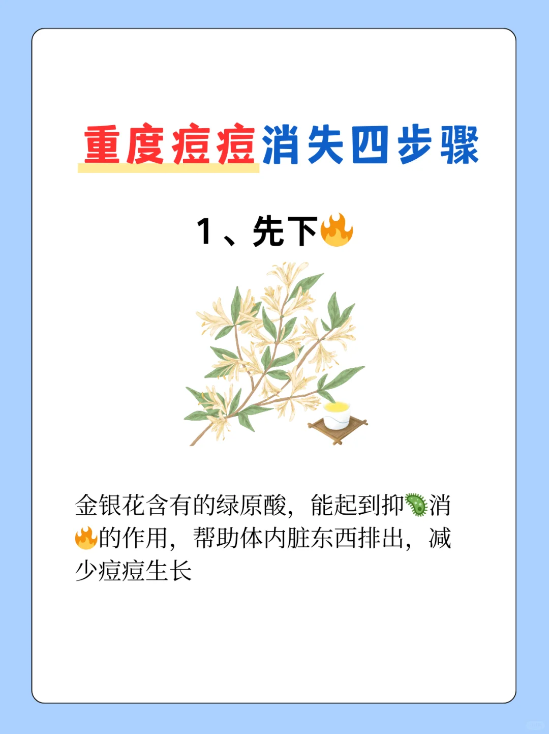 重度痘痘肌只需这四步❗亲测有用‼️