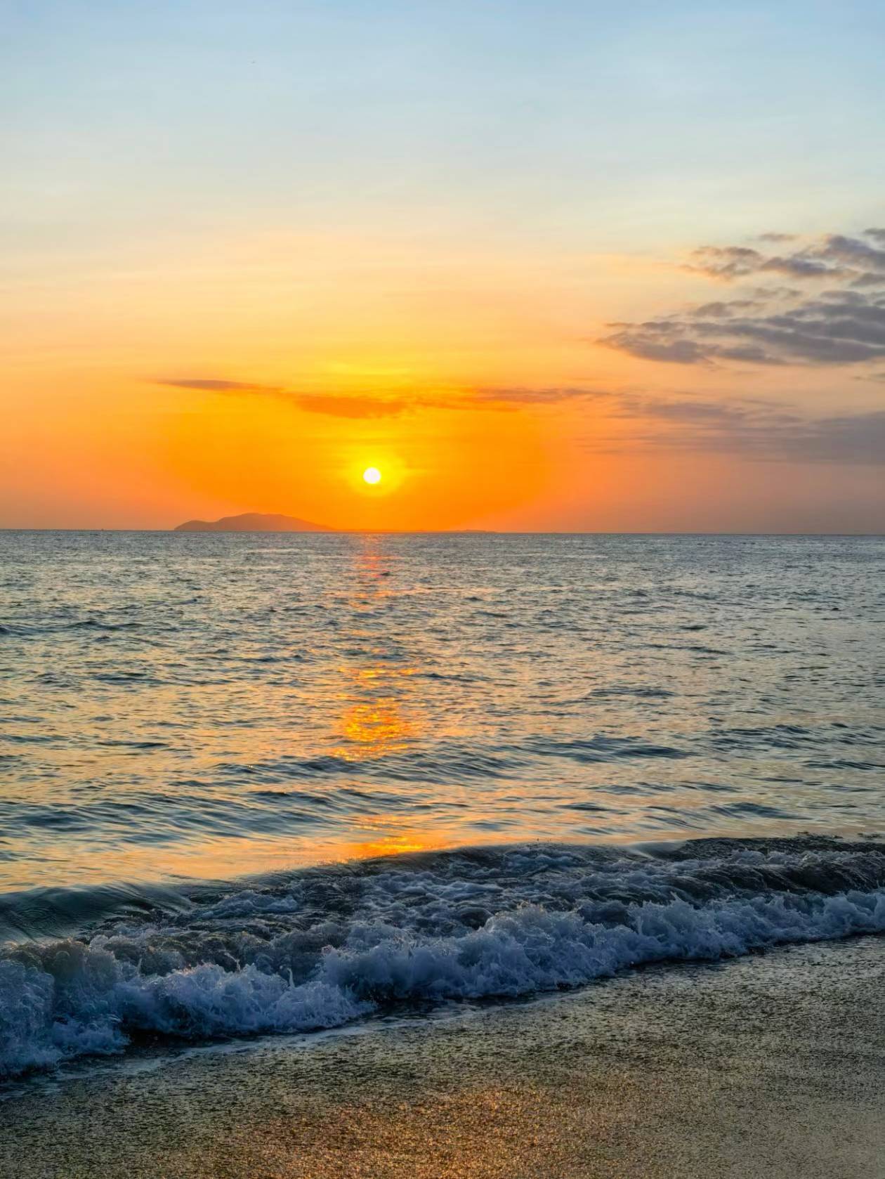 日落三亚湾真美 