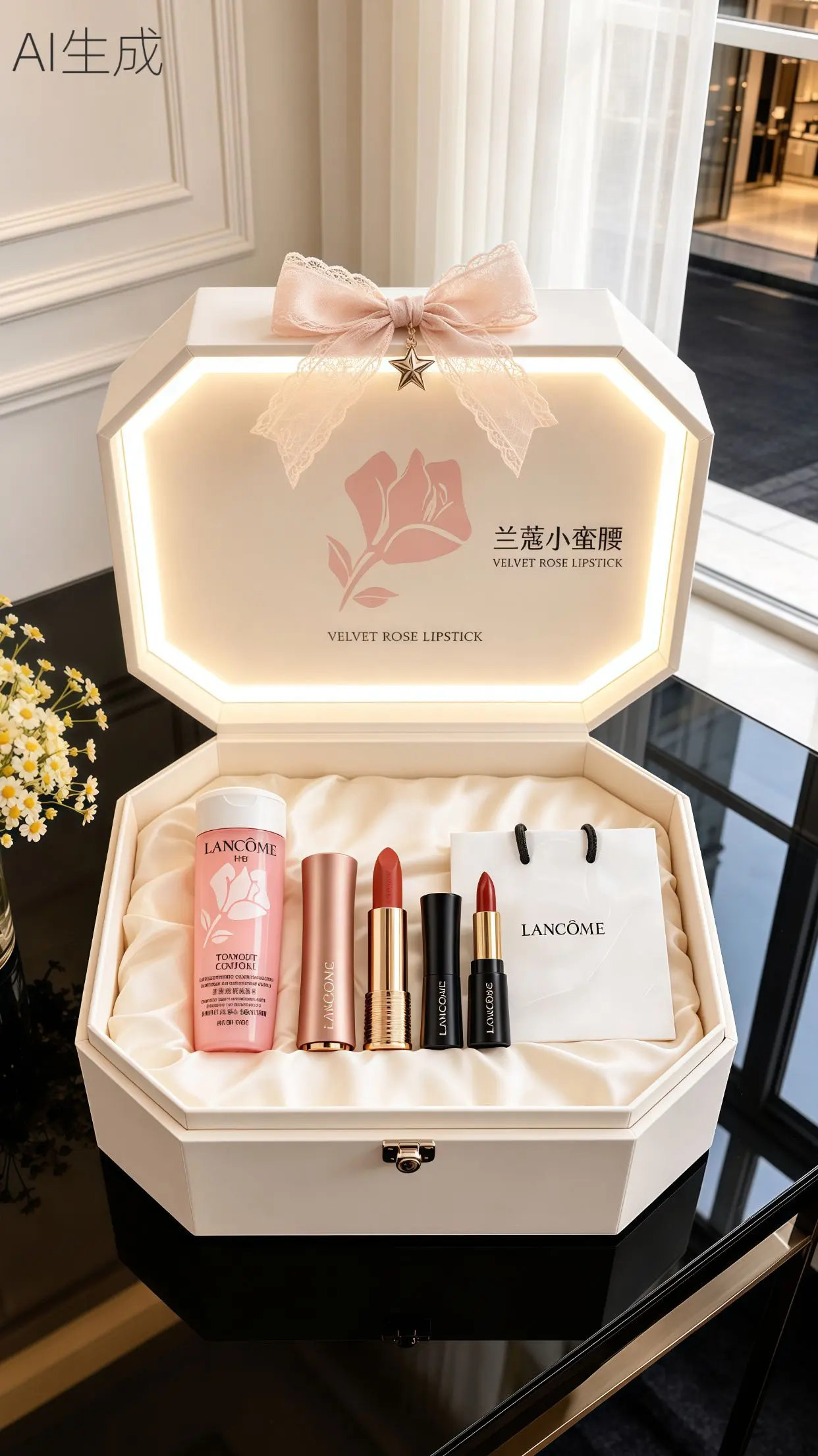 每个小仙女都会喜欢的礼物 实用又浪漫的礼物 女孩喜欢的礼物 兰蔻小蛮腰口红