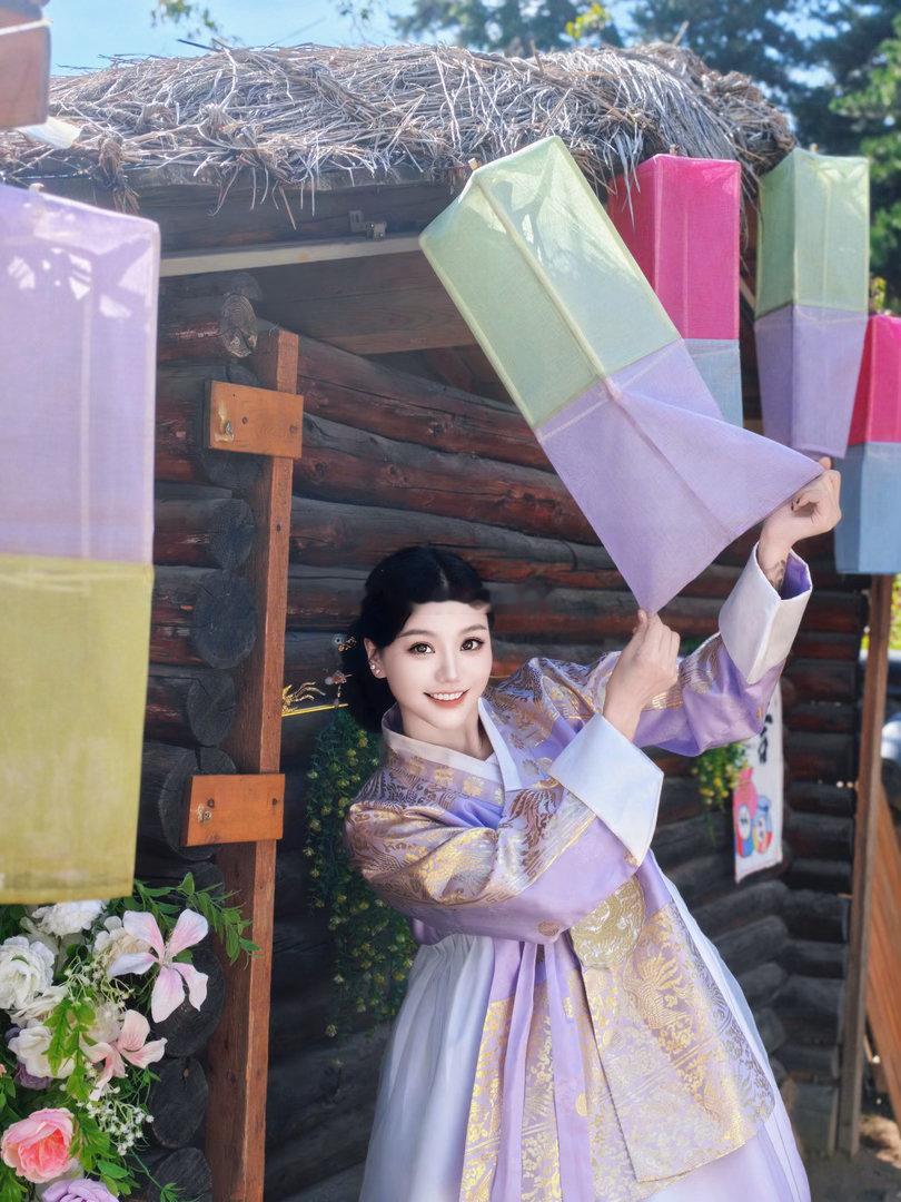 妹妹说紫色很有韵味  ​​​