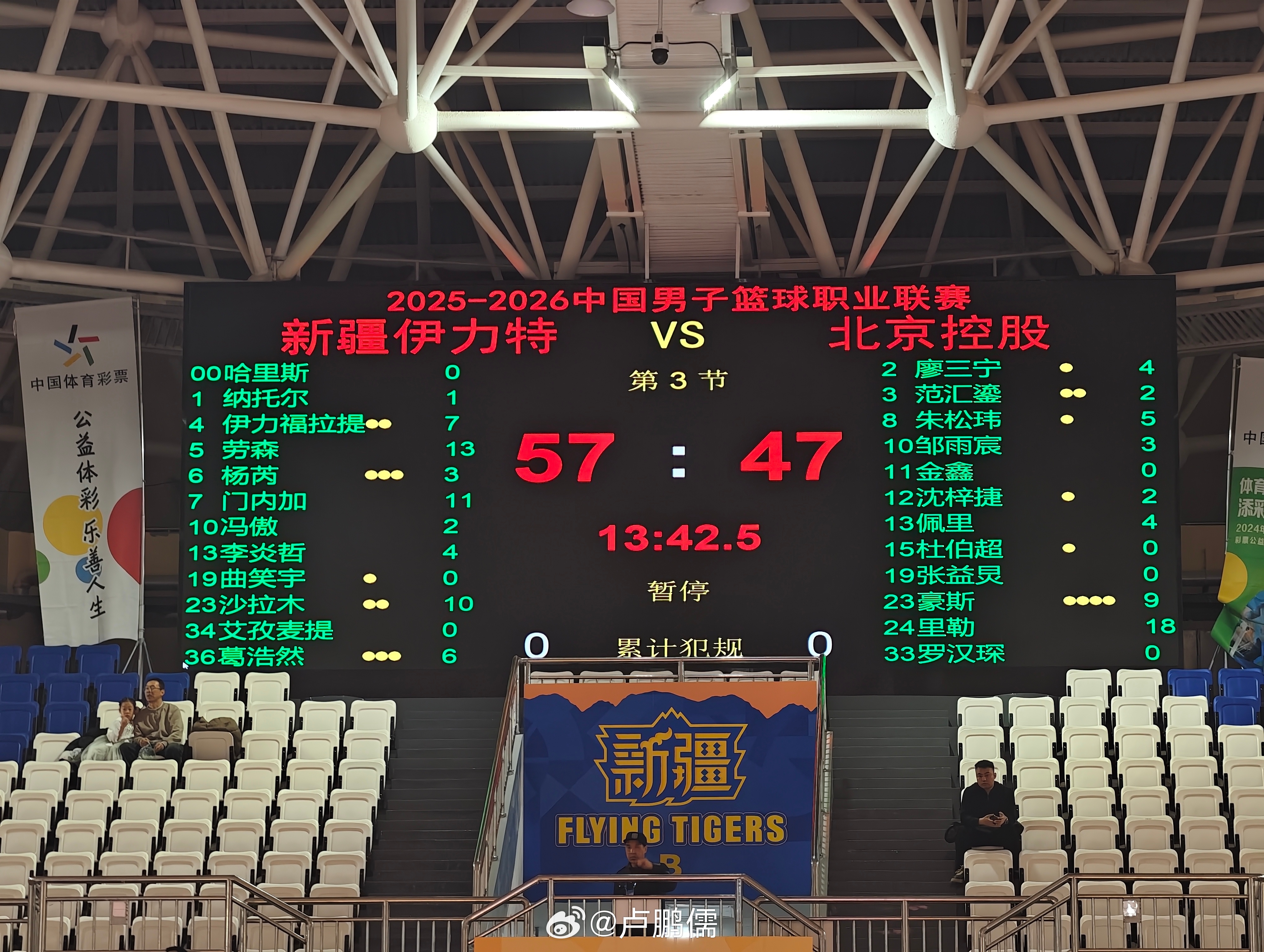 半场球看完，这场必须夸一夸这两个大外援——首节的劳森和次节的门内加，状态一个比一