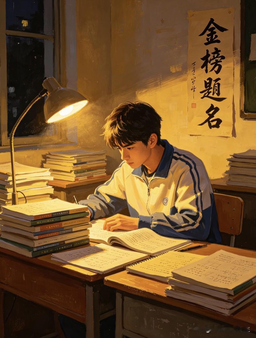 一位高中班主任说：
“高中生最大的愚蠢不是你没有登顶，而是你明明有到半山腰的能力