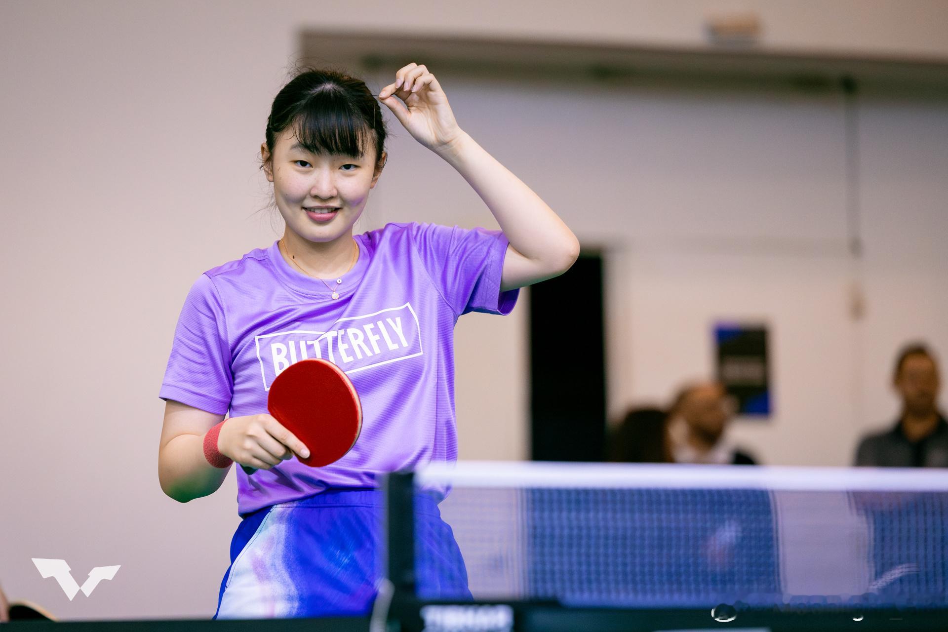 WTT球星挑战赛伊瓜苏站2025张本美和 训练图💜 ​​​