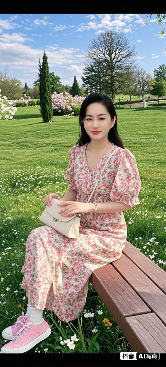 碎花裙子的夏天  小清新穿搭