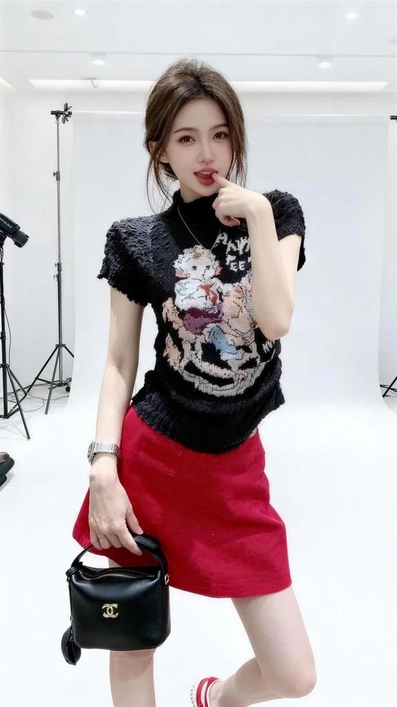 黑红撞色超级喜欢抖出你的小蛮腰 舞蹈穿搭 辣妹舞蹈 听说这是男生都喜欢的动作