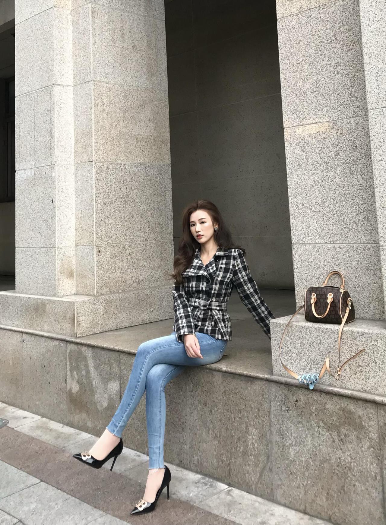 牛仔裤太好穿了，有木有牛仔裤 完美身材牛仔裤 性感修身牛仔裤 小脚裤 御姐 大长