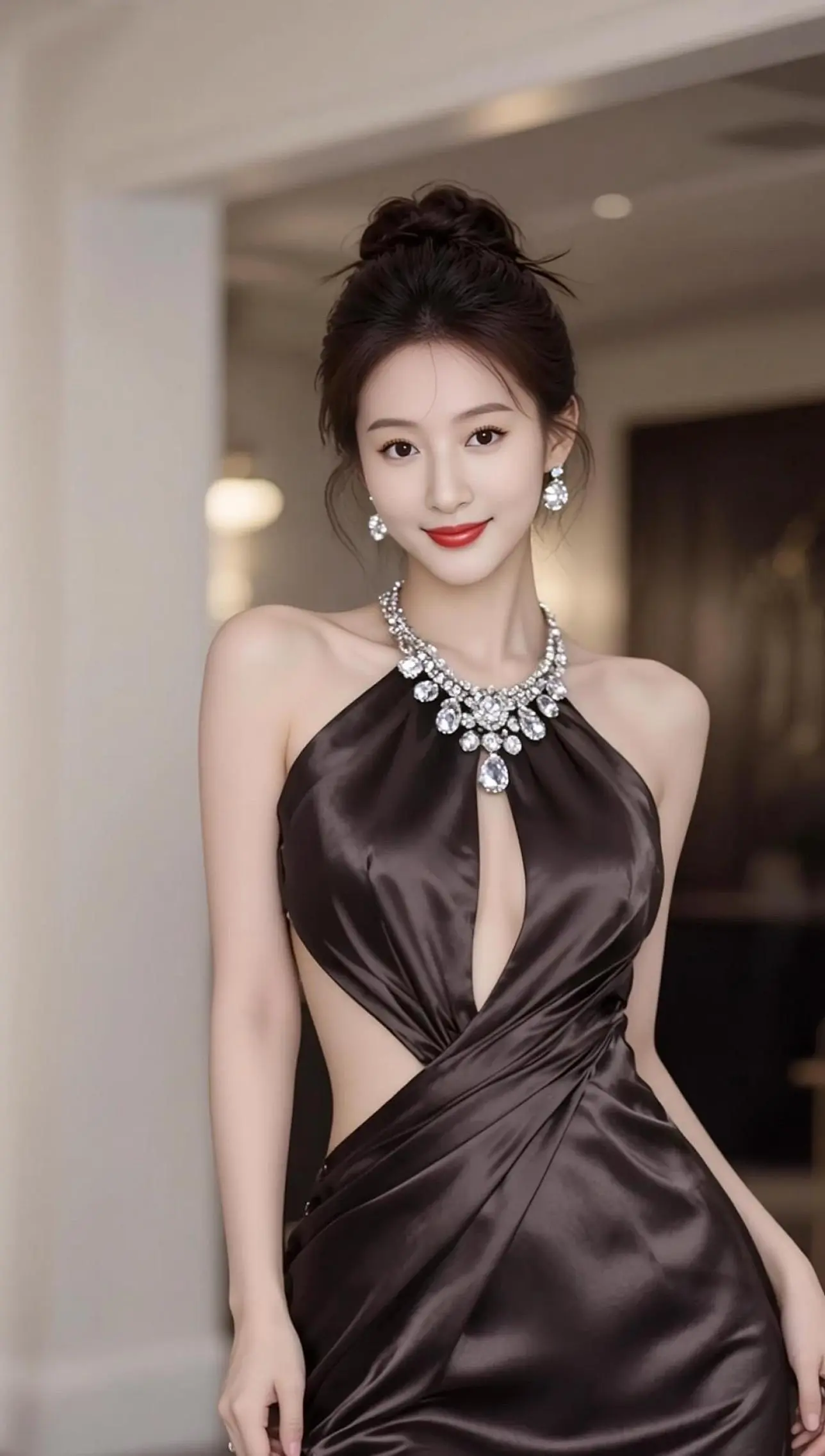 AI缎面珠宝写真 随变ai随便玩