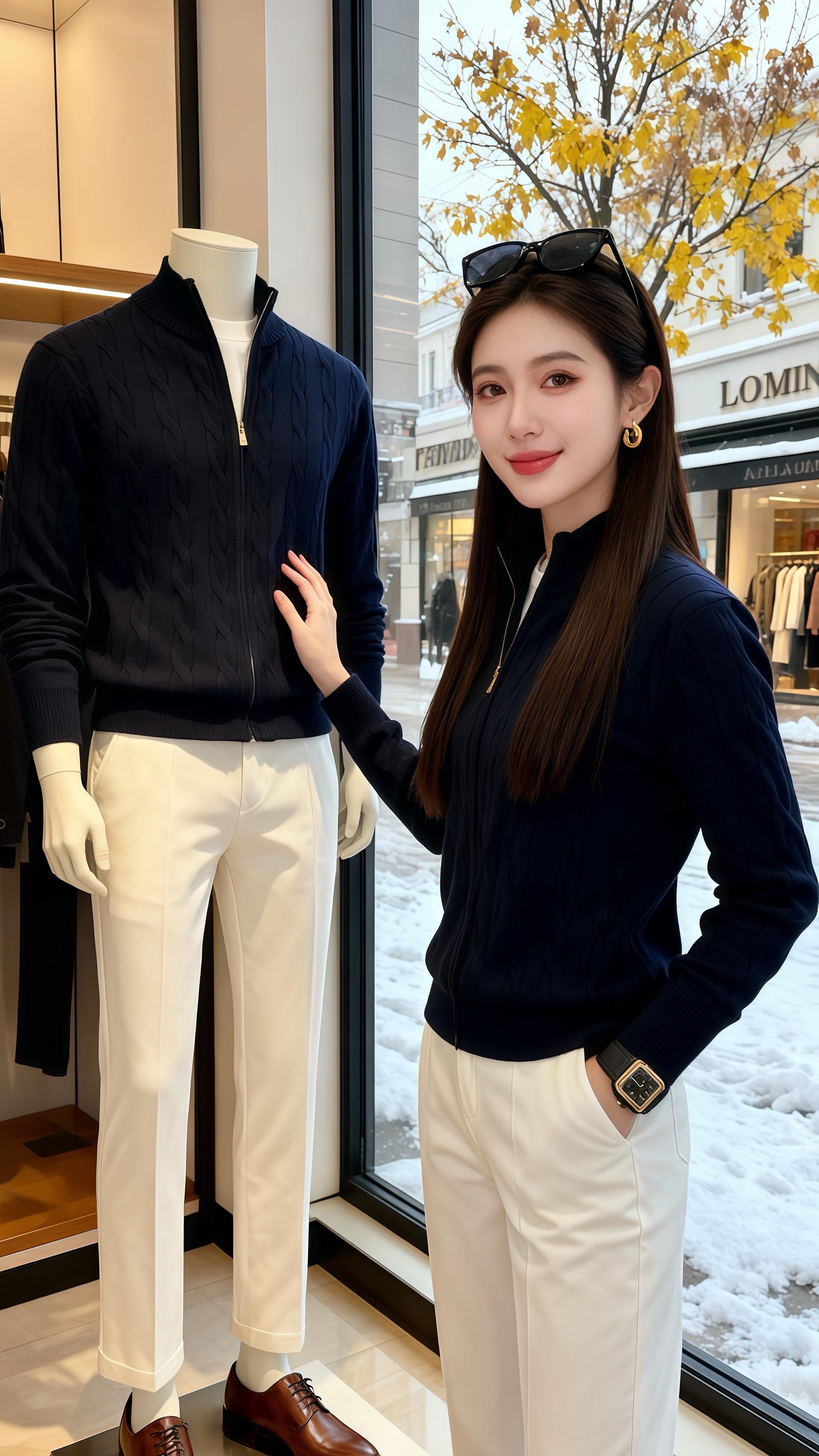 雪日的心动回响  圣诞树下的咖啡店，我又遇见了苏晚。这次她换了藏青绞花...