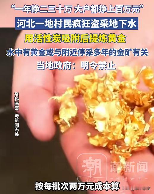 这样也行？
🌿长见识了！
抽上来水，收获的是黄金。

"一年挣二三十万，大户都