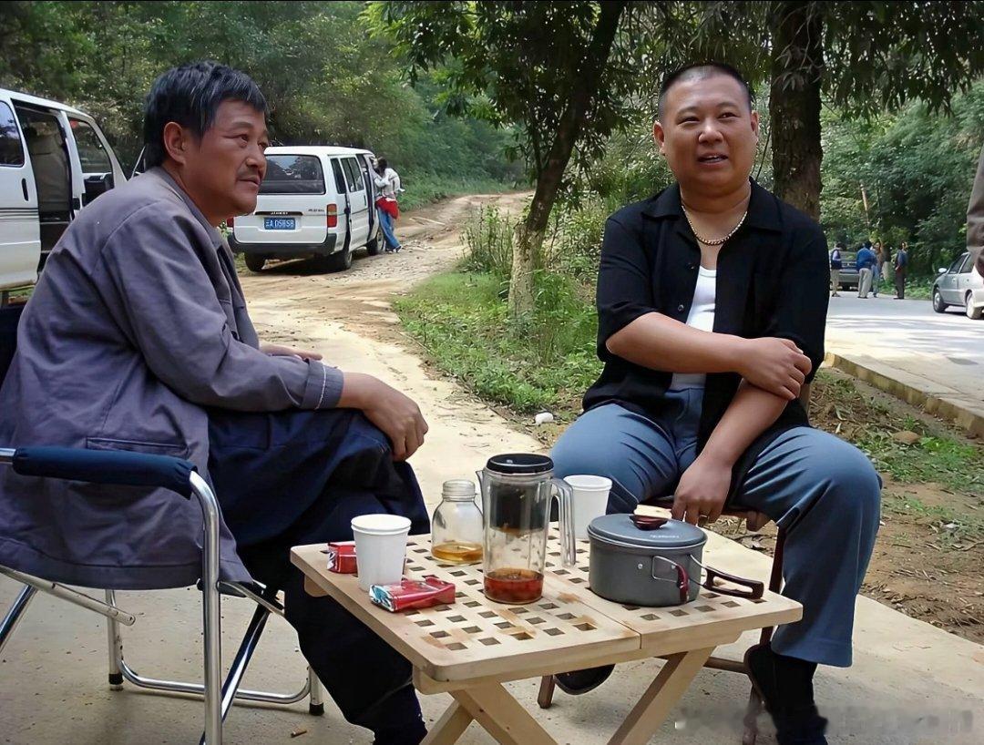 电影《落叶归根》拍摄时 