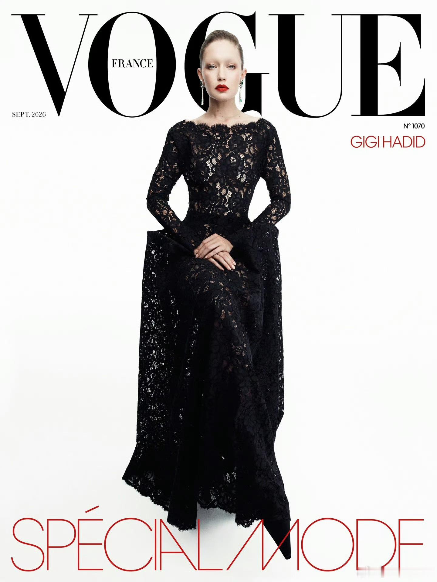 GiGi Hadid × VOGUE France September 2026