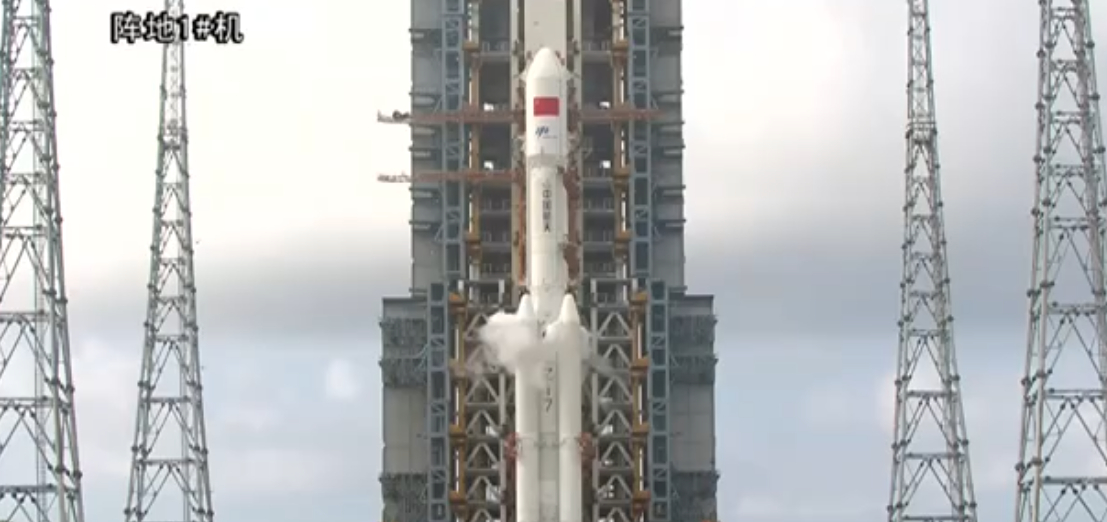 倒计时五分钟！天舟十号 发射倒计时！ 