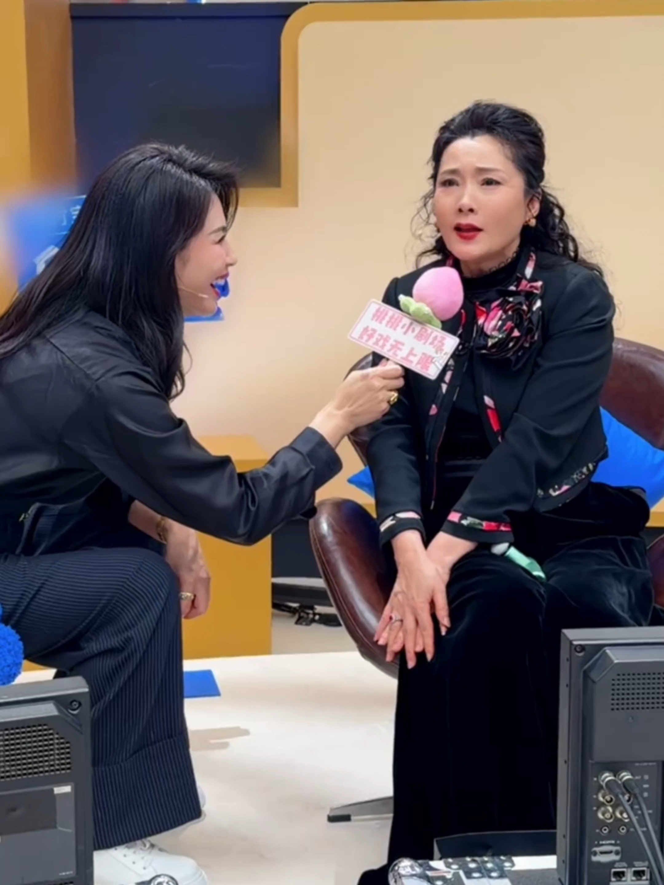 何赛飞叫刘涛“涛涛老师”诶刘涛的手好涩