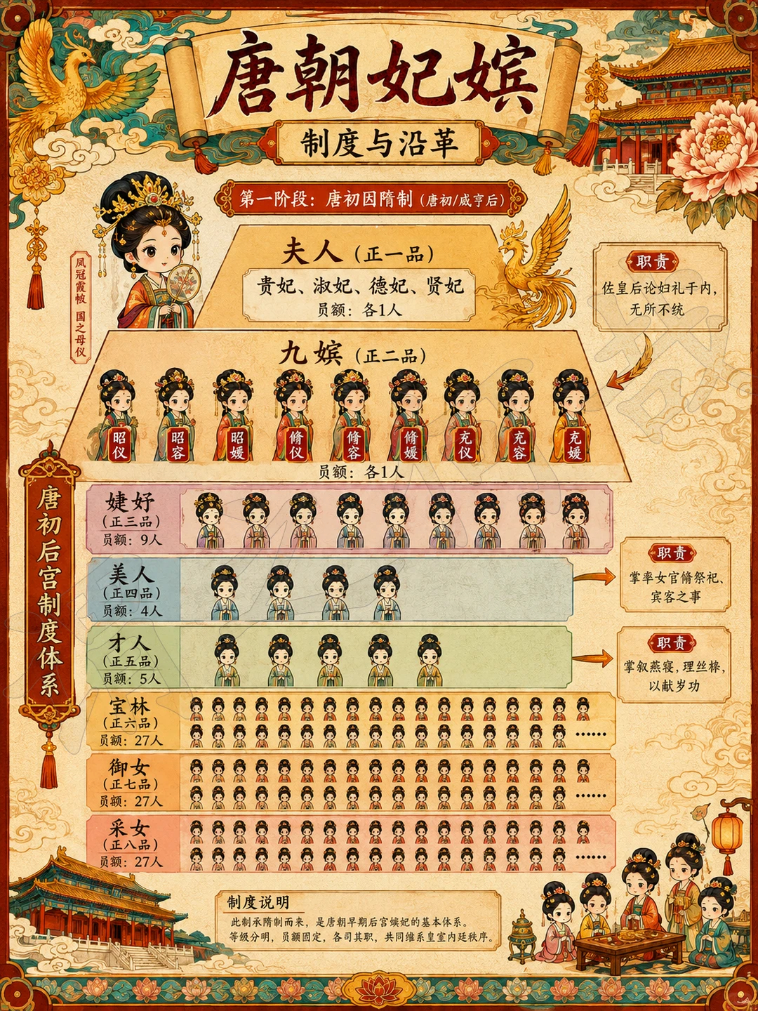 一口气看懂唐朝妃嫔制度 