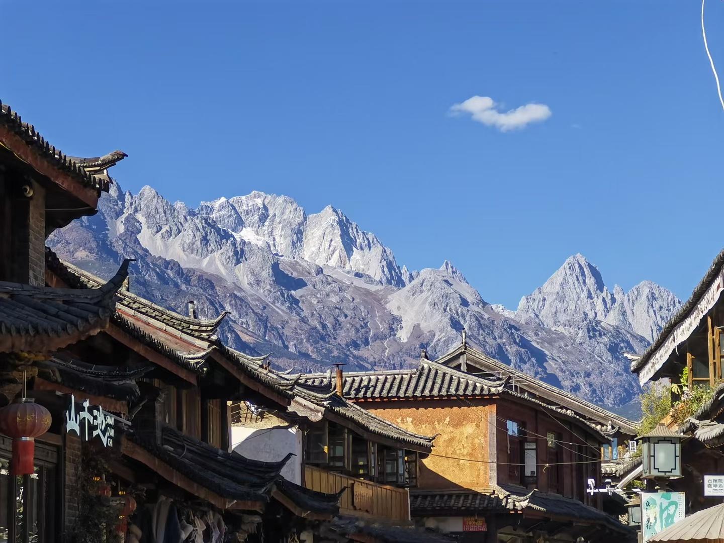 #丽江旅行#玉龙雪山下的古镇：白沙古镇！ ​​​