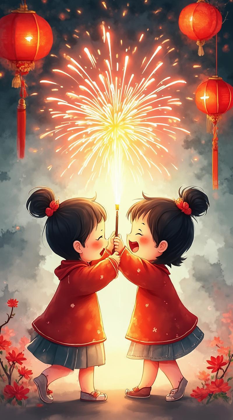 一人一句新年祝福万象更新，愿您和家人岁岁安康，万事顺遂。