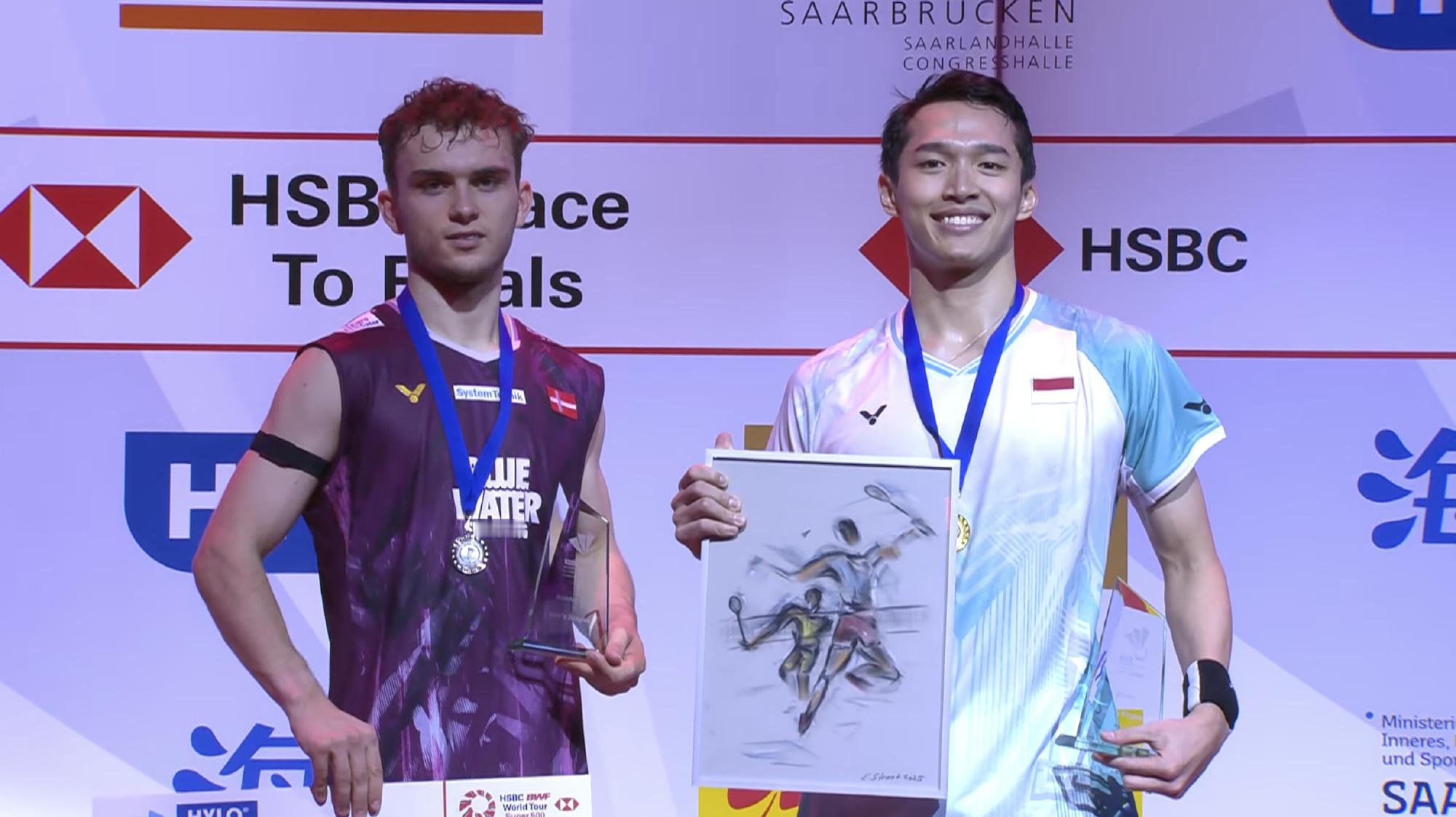 2025年海露羽毛球公开赛 最终赛果：丹麦队2冠1亚，印尼队1冠2亚，法国队和中