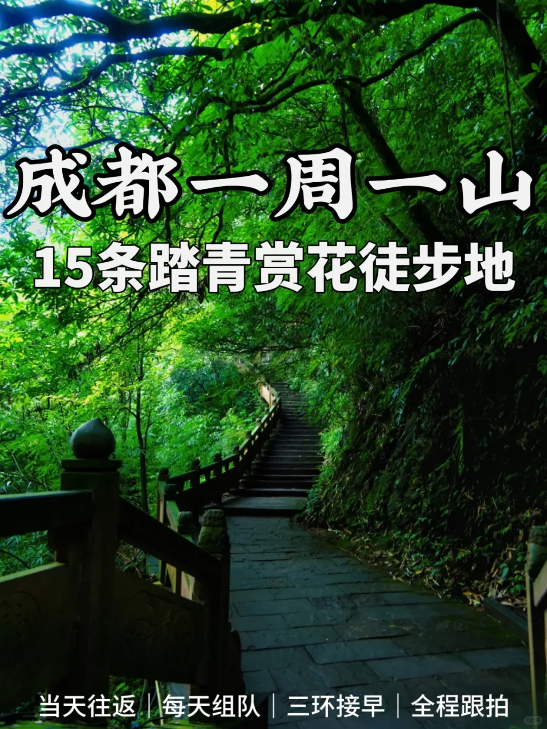 👣成都周边 ▏15条踏青赏花宝藏徒步路线