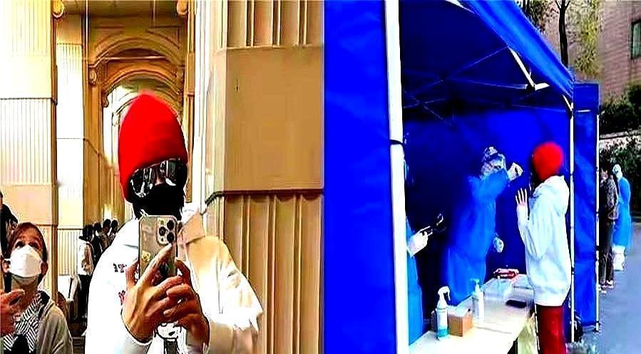 6万块的卫衣被她穿成买菜款。
刘嘉玲套着松松垮垮的白卫衣配红裤，在香港街头被拍到