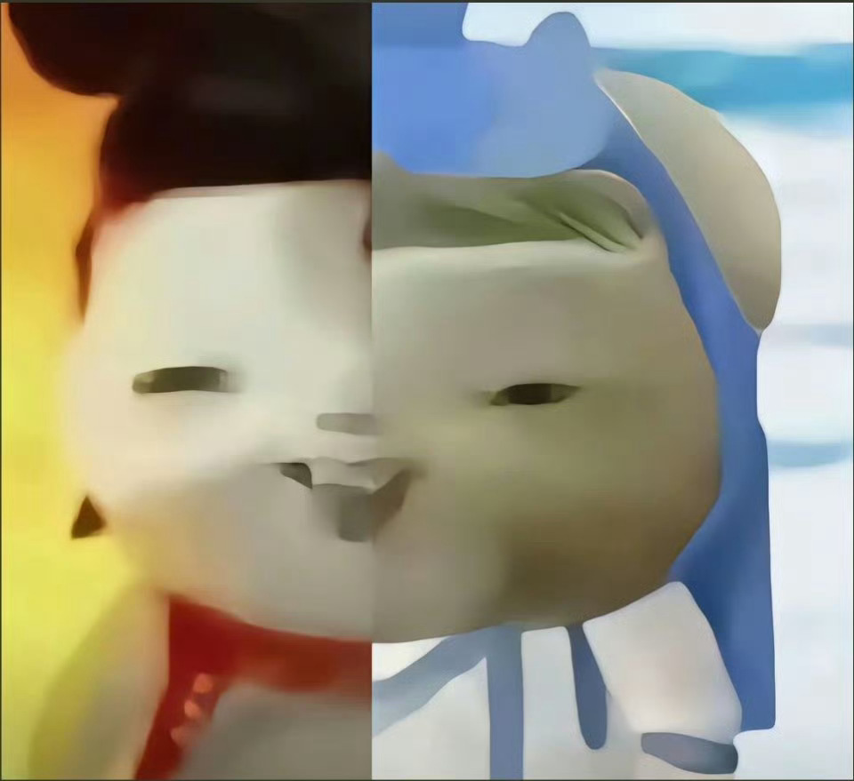 要被这张图洗脑了，每次说到魔丸与灵珠总是想到这张图，哈哈哈哈哈哈哈哈哈哈这才是真