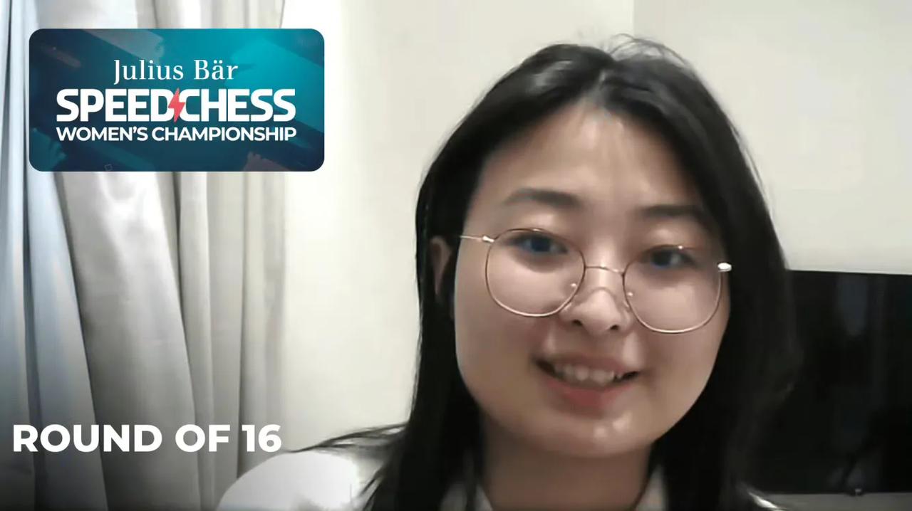 女子速度国际象棋#锦标赛，棋后居文君以悬殊比分淘汰对手，率先晋级八强。

八分之