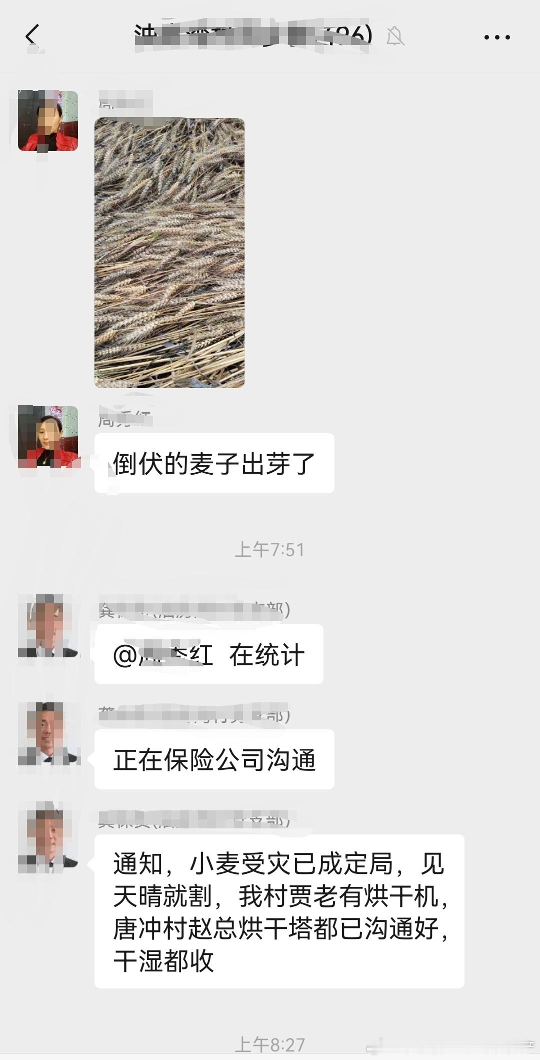 老天爷不赏饭吃呀，我们江汉平原鄂西北这，是全国重要的粮产区，眼看再过五六天就收小