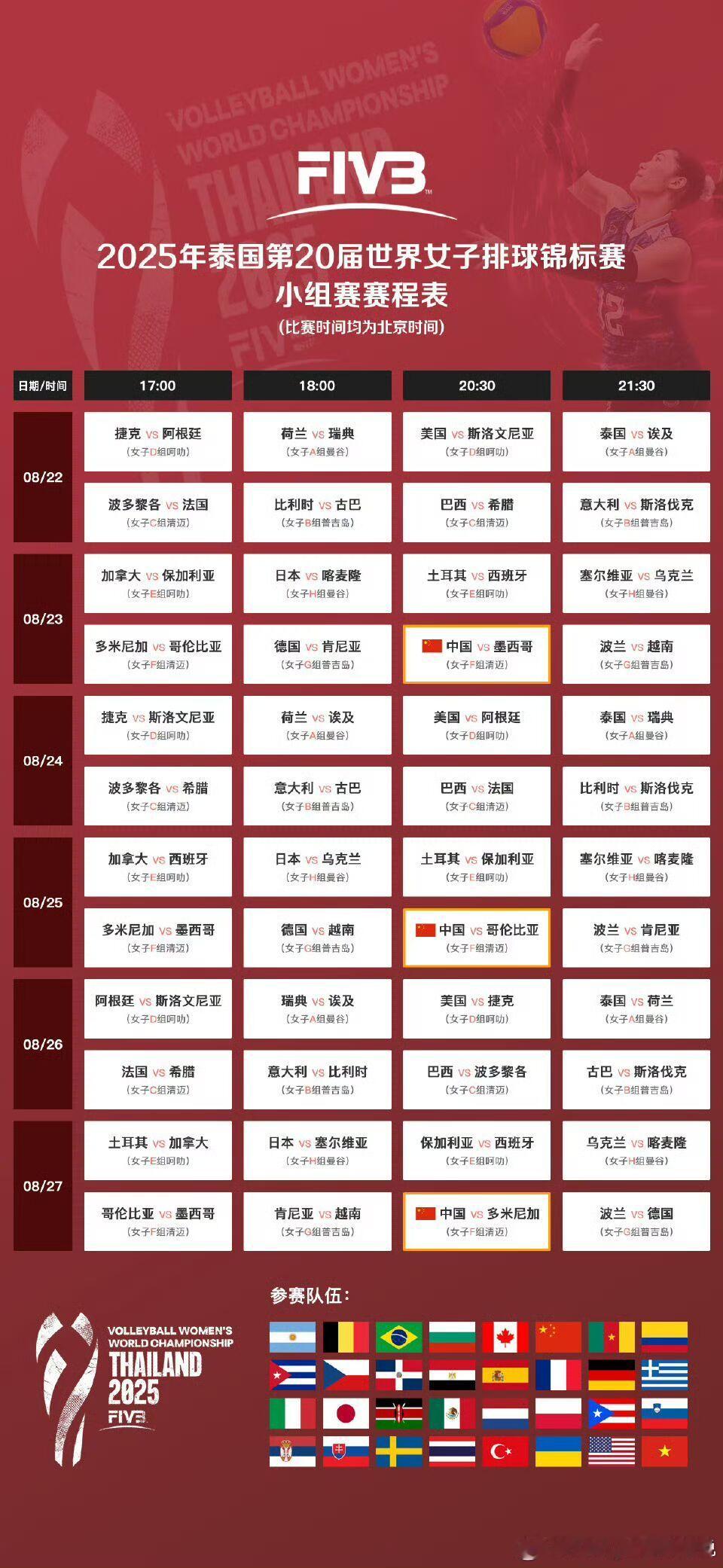 中国女排[超话]  2025年女排世锦赛  的直播，目前具体在哪里还不确定，目前