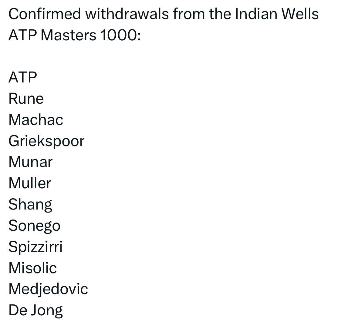 网球talking大会体育大赏 商竣程退出印第安威尔斯大师赛，从国外知名媒体人发