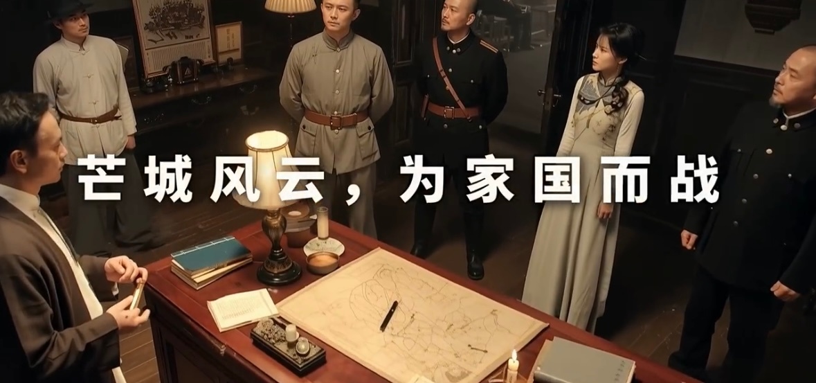 谁懂啊！用AI做了芒城之风云再起的平行世界，直接看破防了💧明侦的家国情怀永远能