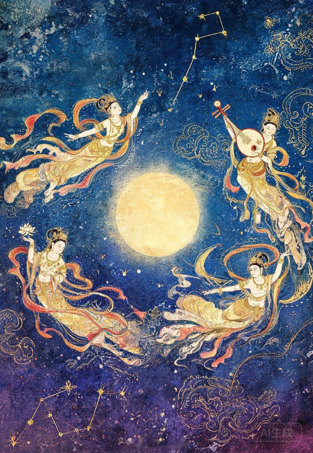 🌙深夜星空｜双子月最后一夜 · 凯龙入金牛第二天✨明天夏至太阳入巨蟹，今夜是双