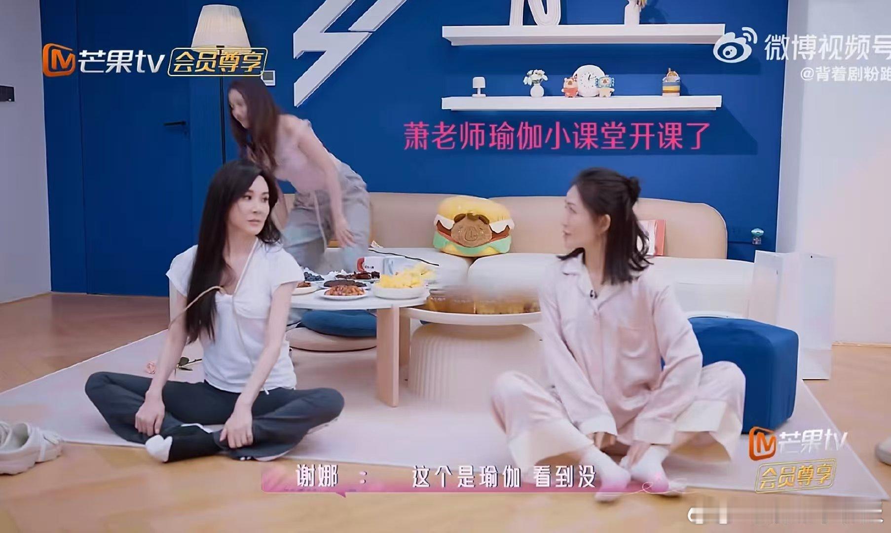 谢娜一字马说学就学 乘风2026 谢娜好奇心执行力双在线，看到萧蔷展示一字马当场