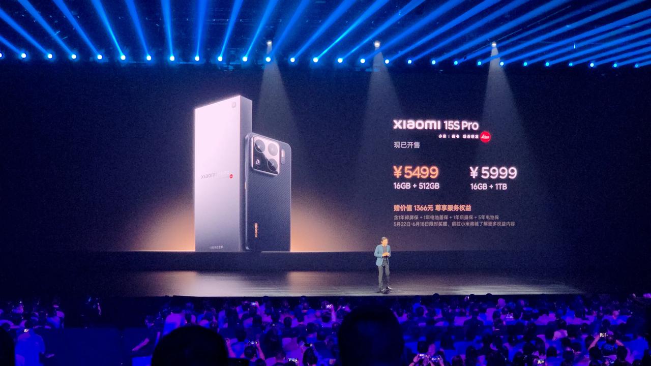 5499元起小米15S Pro，玄戒O1跑分超300万
全新发布的小米15S P
