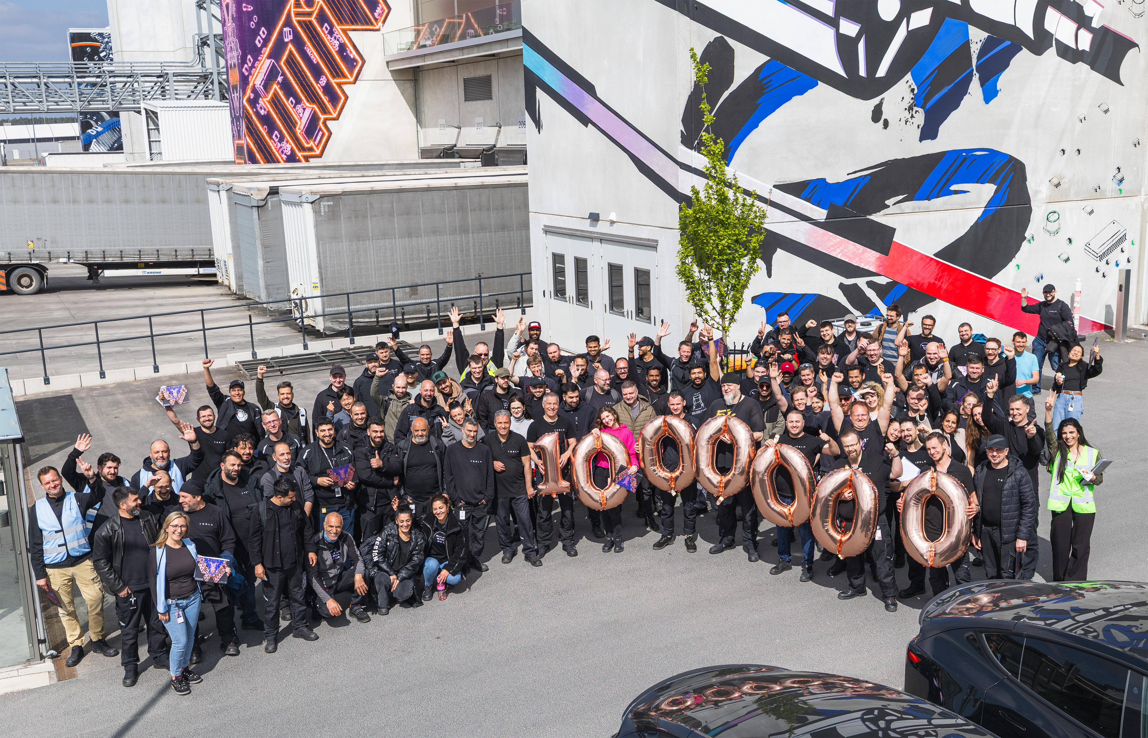 特斯拉柏林工厂宣布完成第100万个电驱单元生产 