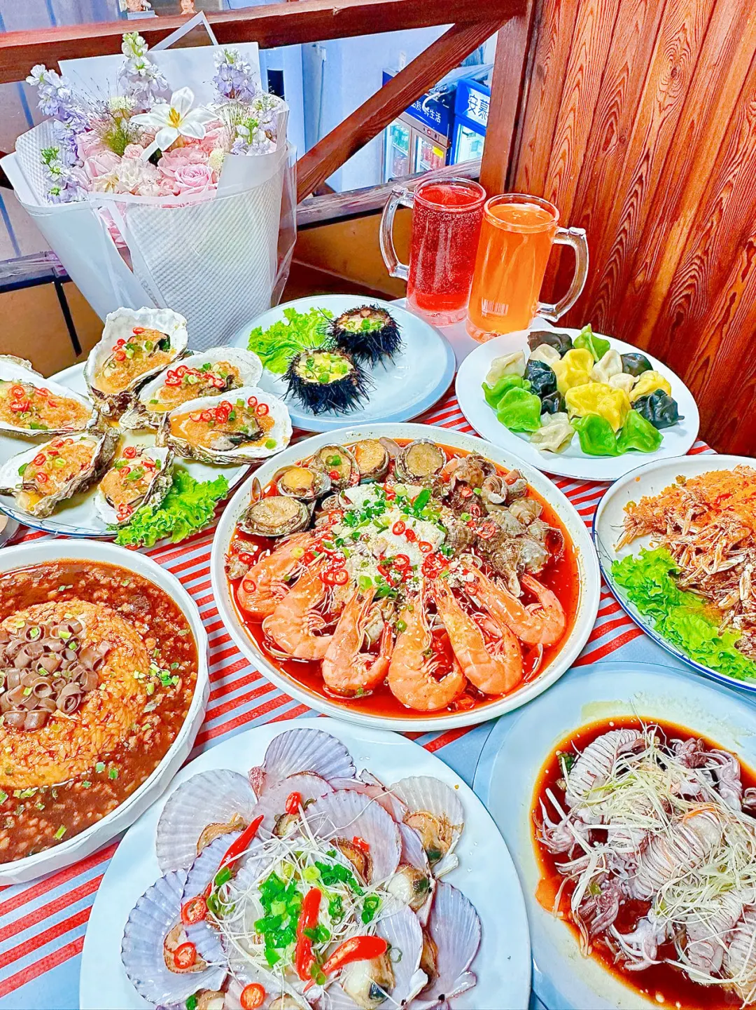🌟青岛海鲜盛宴，豪横吃法大揭秘！🍤