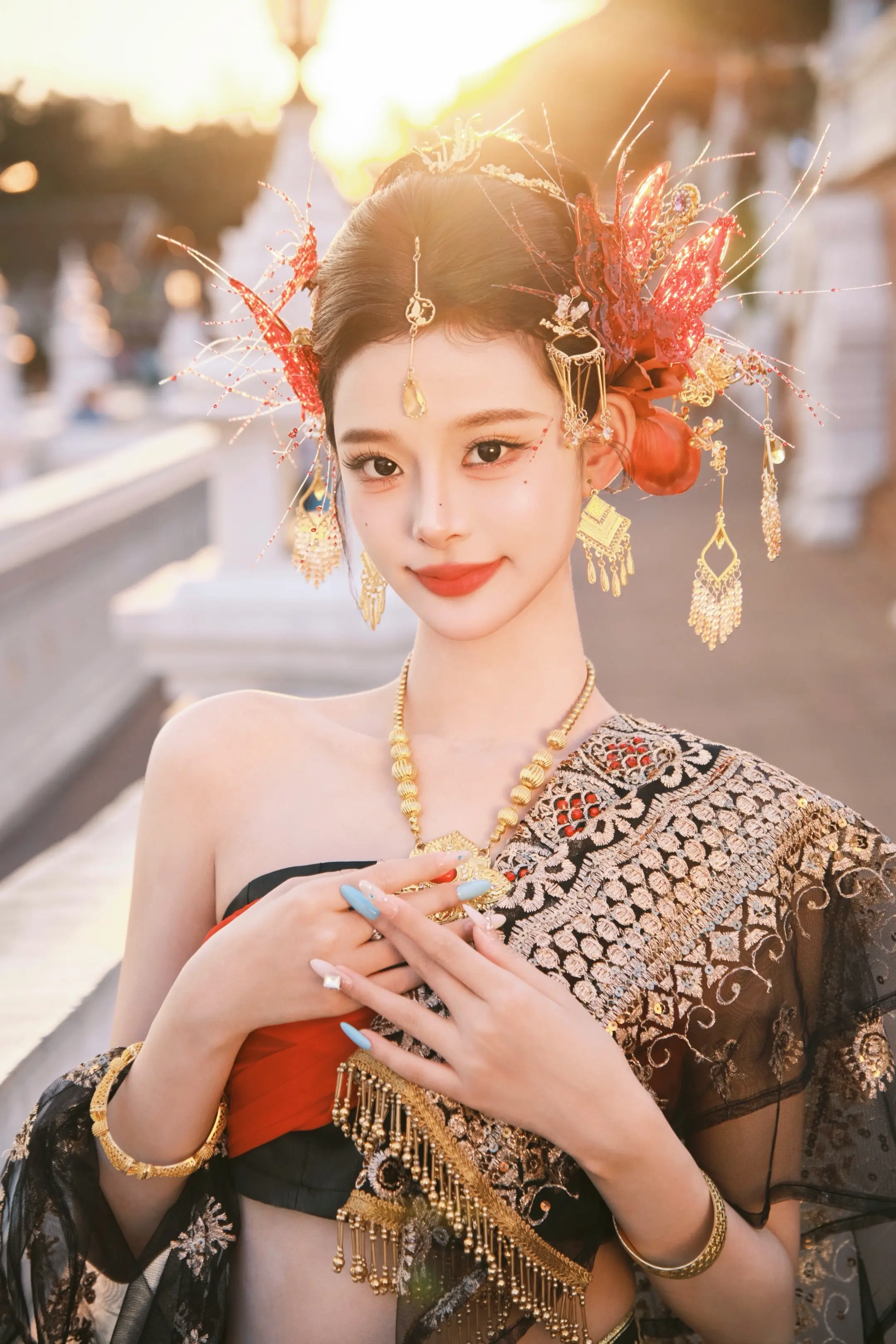 版纳傣妹太美啦。