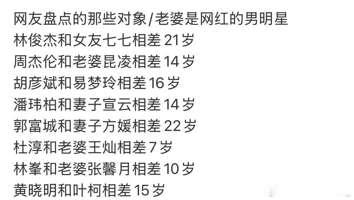 都是向下找！同阶级的女明星也看不上男明星！女明星配富豪，男明星配网红，就要一个崇