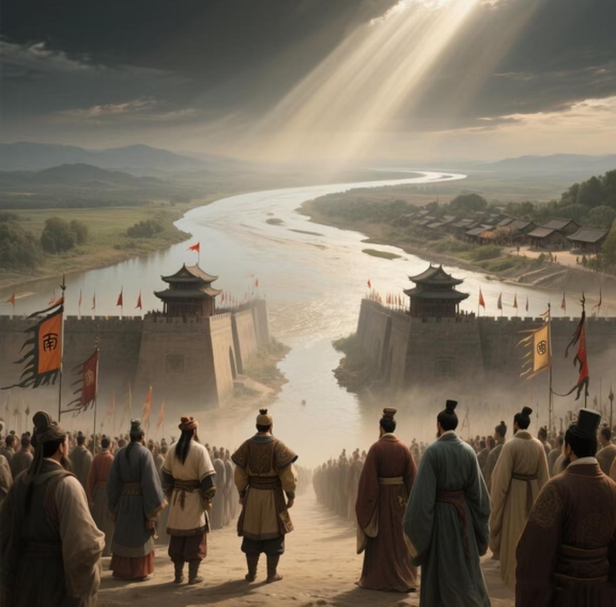 南北朝时代，一个叫姚察的南朝官员，作为使者出使北周。

当他的马车行近长安城时，