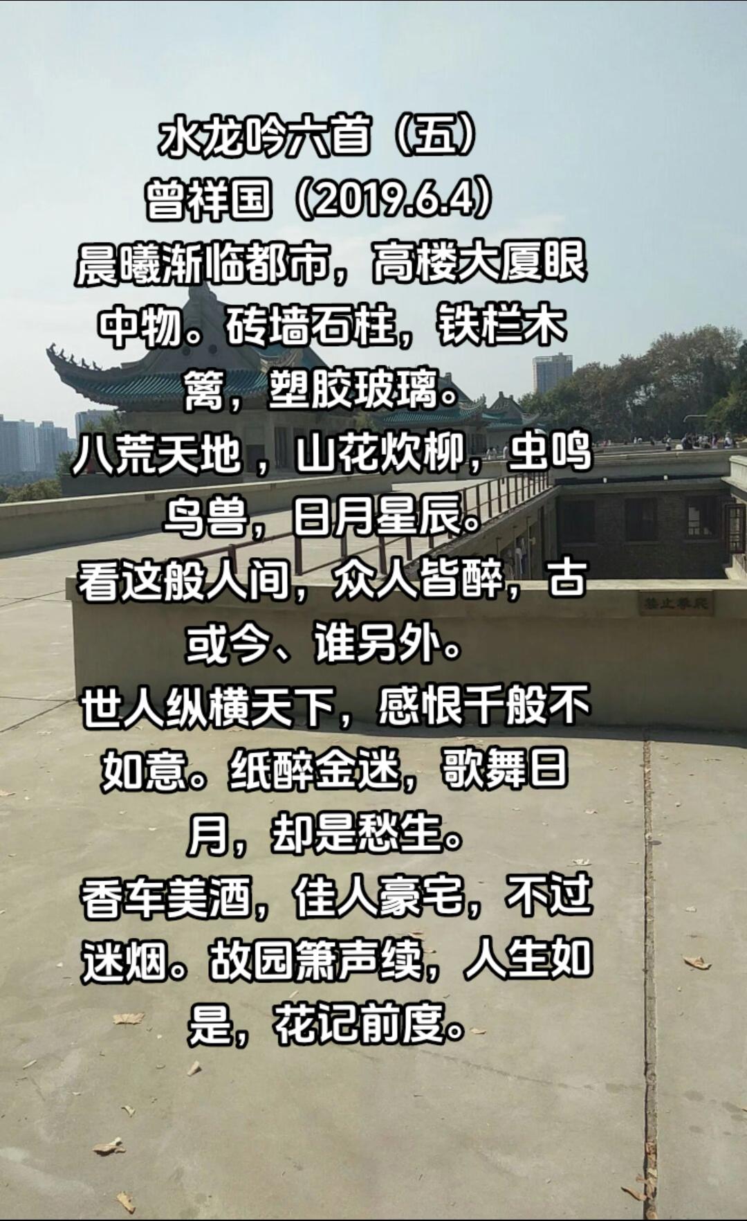 水龙吟六首（五）