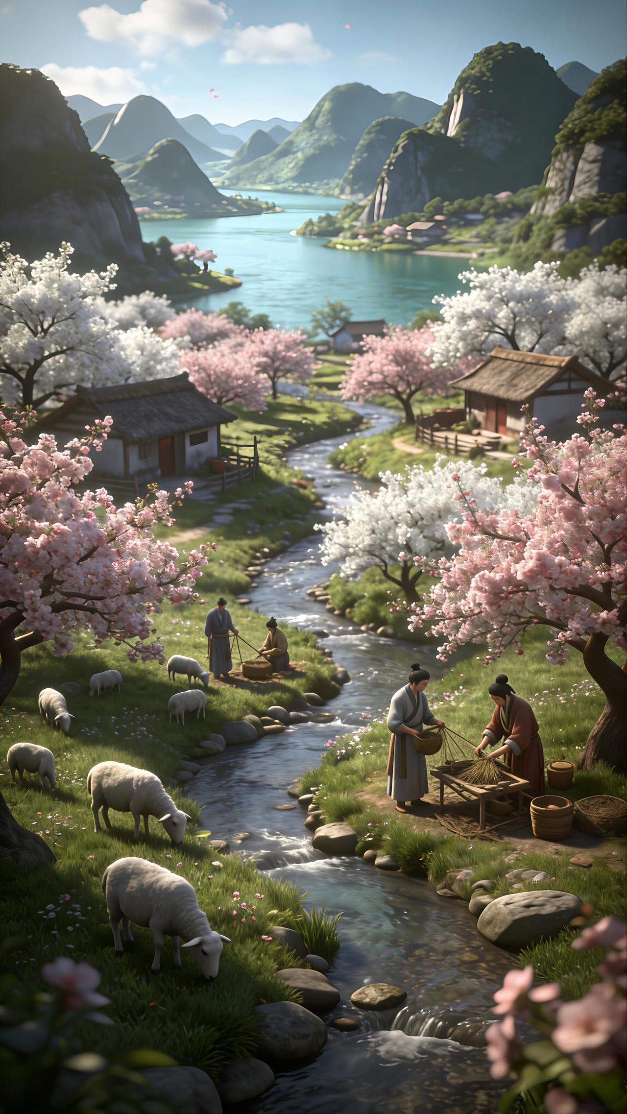 终于找到桃花源了