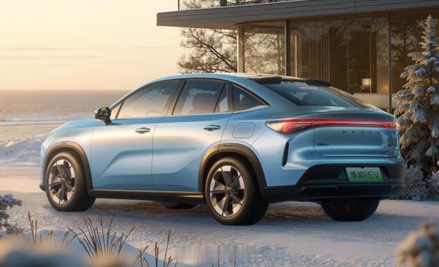 吉利博越REV官图正式发布，定位紧凑型溜背SUV，搭载增程动力。纯电续航375公