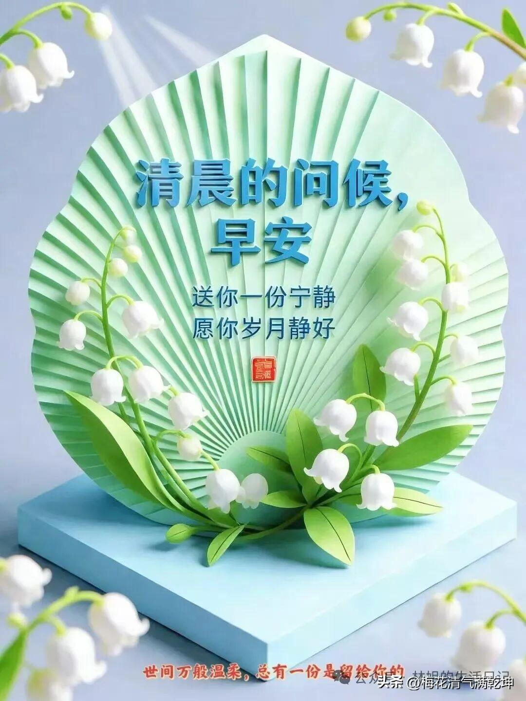 清晨问候，早安宁静，愿岁月静好。