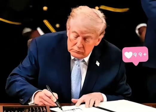 特朗普这回舒服了，这回真的可以千古留名了，不光能在任上执掌美国，还能把自己的名字