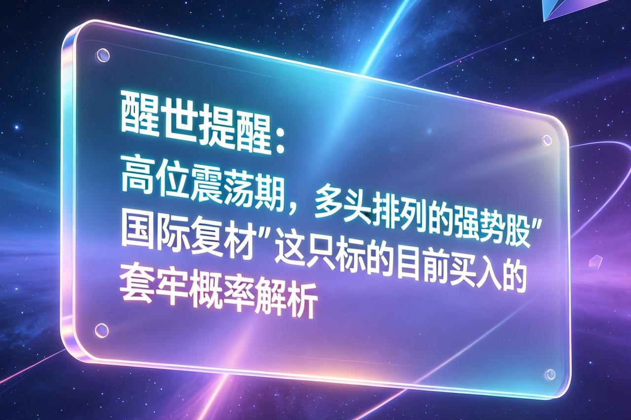 [彩虹] 醒世提醒：高位震荡期，多头排列的强势股“国际复材”这只标的目前买入的套